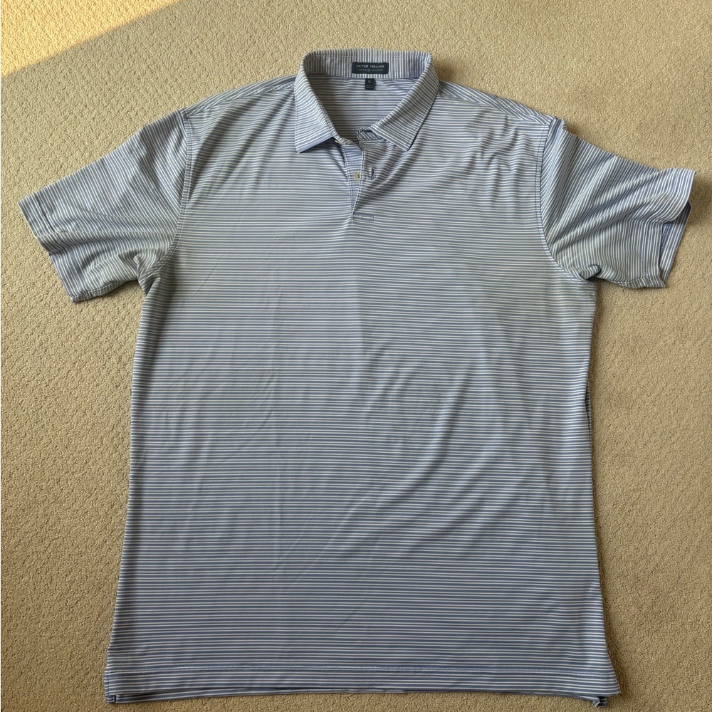 Men's Striped Polo Shirt